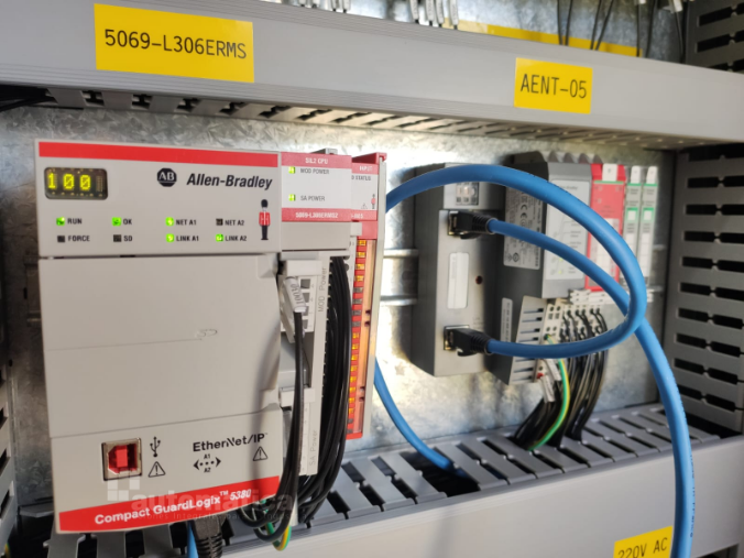 Tablero de control industrial